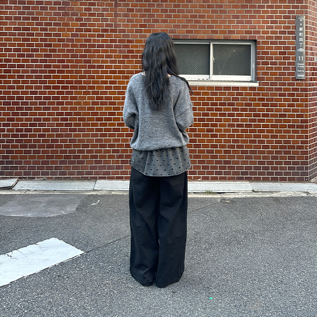 リボンドットレイヤードラップスカート | ファッション通販
