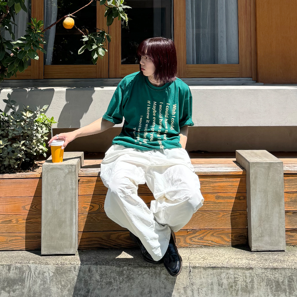 WISHレタリングTシャツ | ファッション通販サイト NUGU