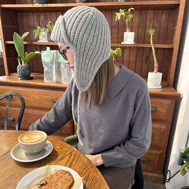 ニットフードバラクラバ | ファッション通販サイト NUGU