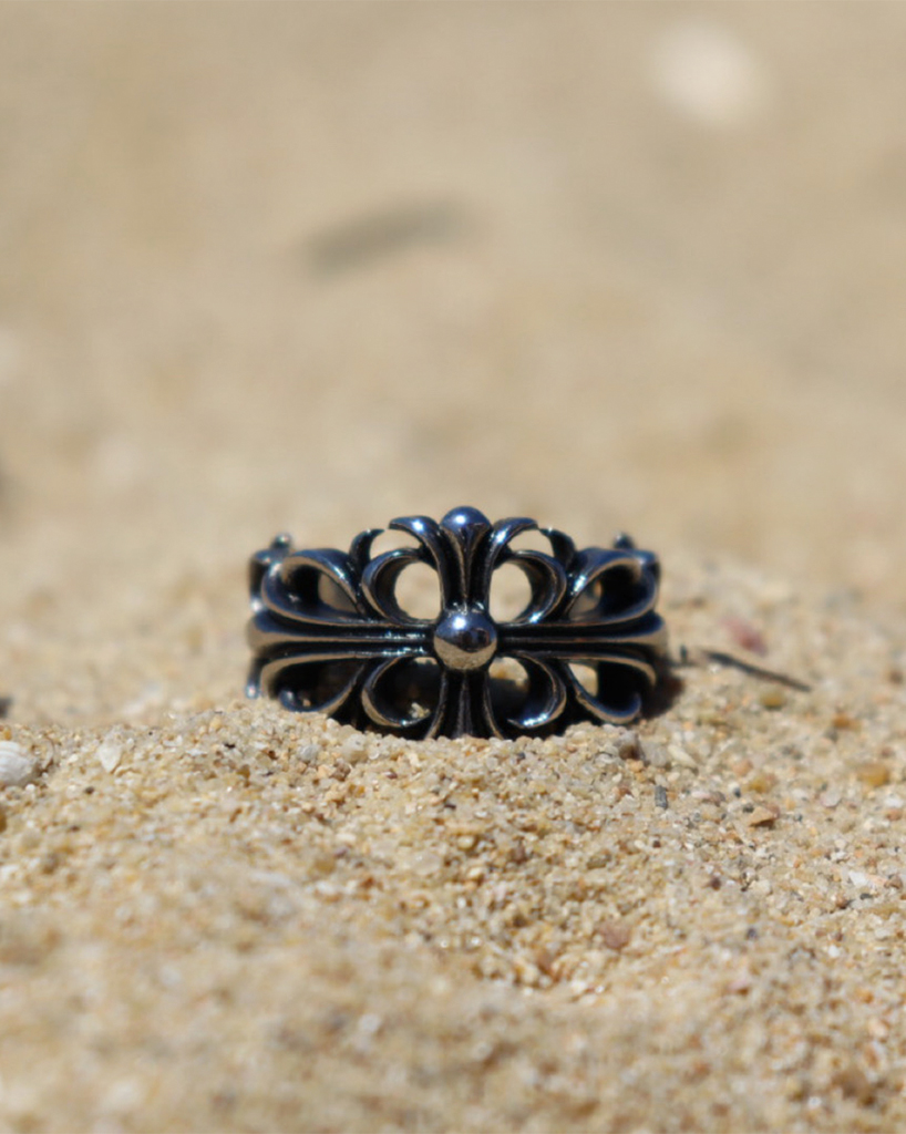 レディース　新品未使用　ROPE ブラック ミュール ゴールドリング23.5 CHARLES ＆ KEITH サンダル Lucile ルシル ブロックヒール