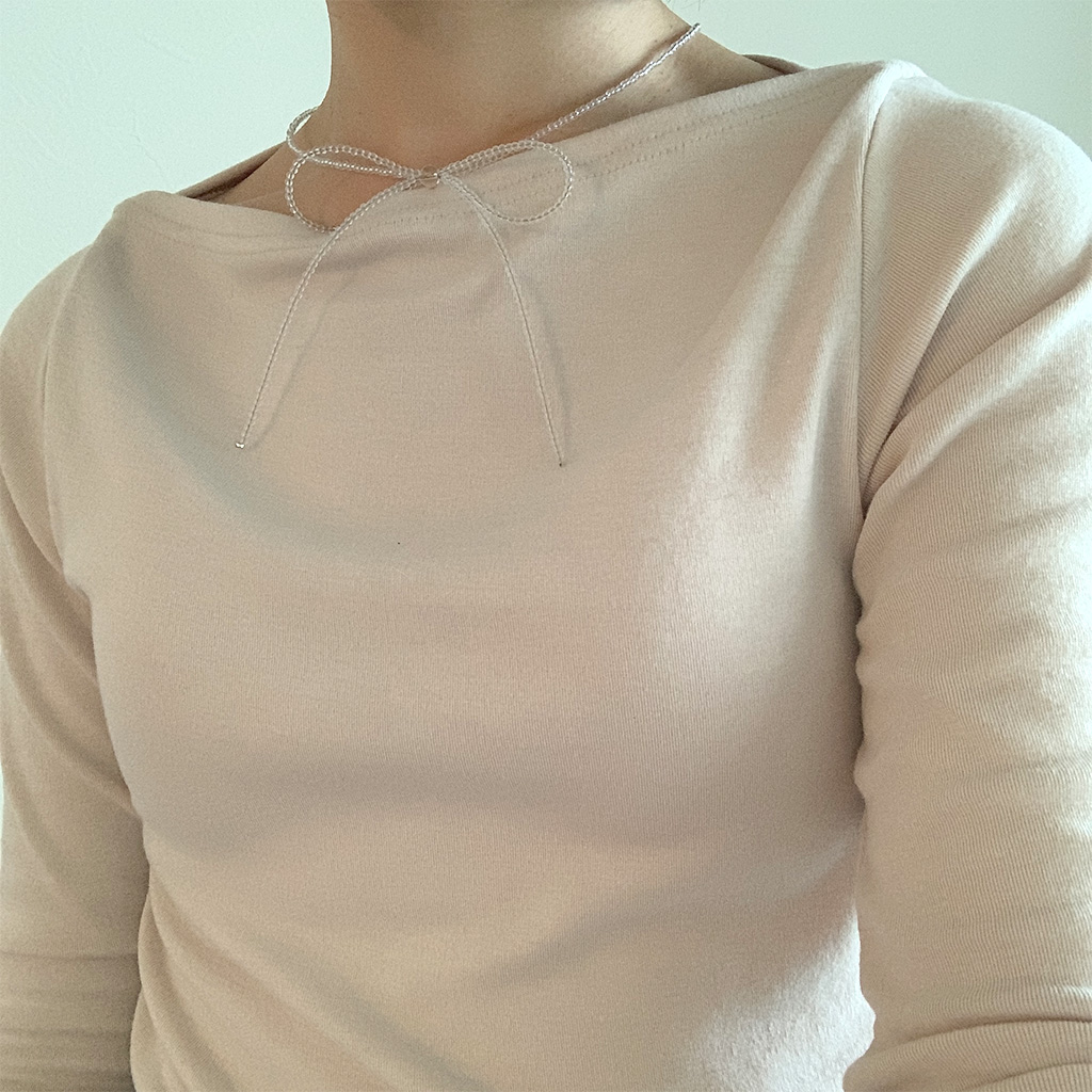 クリアリボンネックレス | ファッション通販サイト NUGU