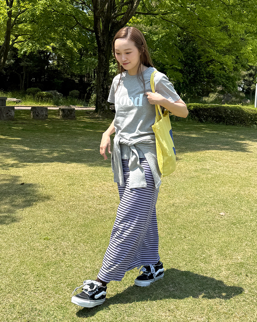 ジェンヌ◆シャープボーダーAラインスカート　M　ストライプ　23 ロングスカート シャープボーダーAラインスカート｜JENNE(ジェンヌ)公式通販