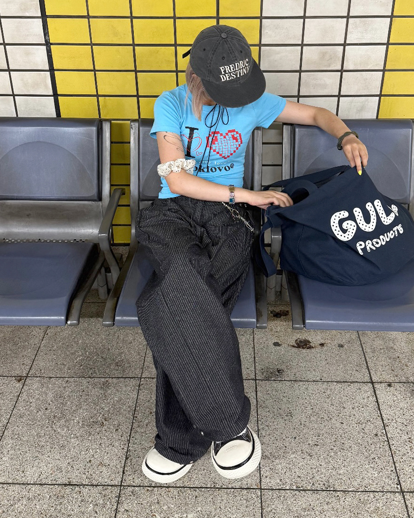 アイラブスリムフィットクロップド半袖Tシャツ | ファッション