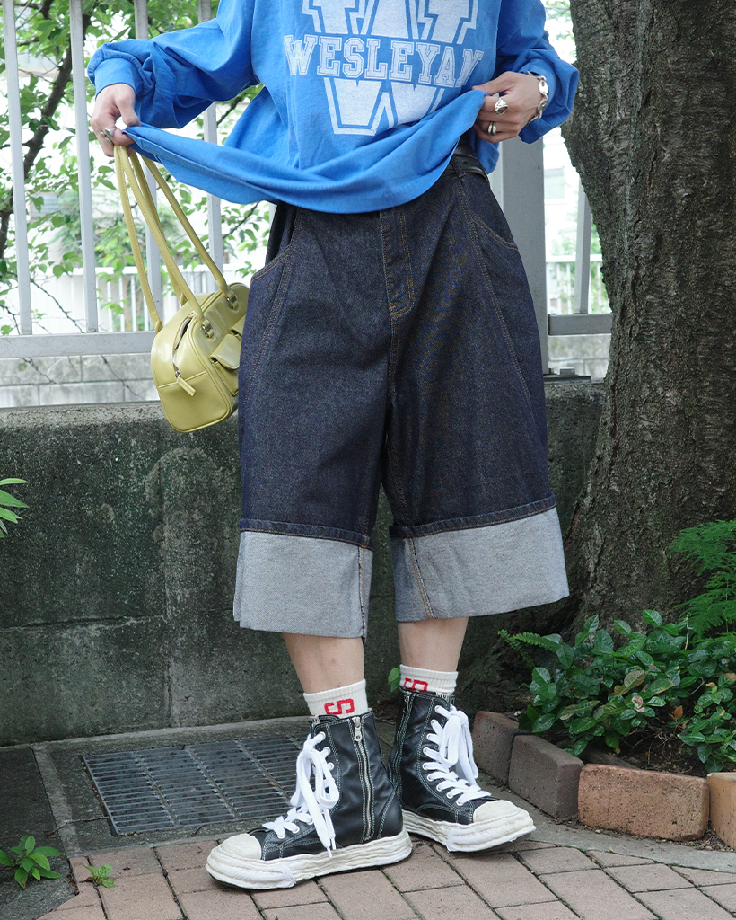 【K.K】WCJ☆ロールアップデニム ロールアップデニムパンツ【WCJ-GM-015NV】 | WCJ OFFICIAL WEB S