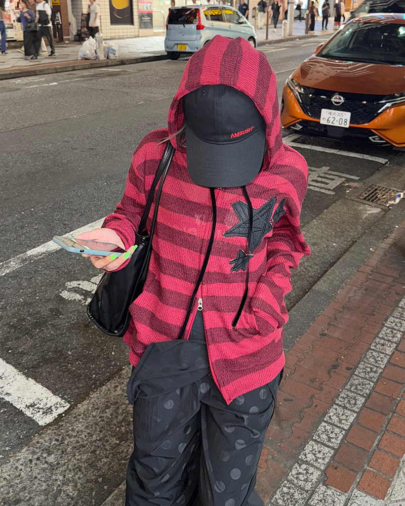 スターパッチニットフードジップアップ | ファッション通販サイト NUGU