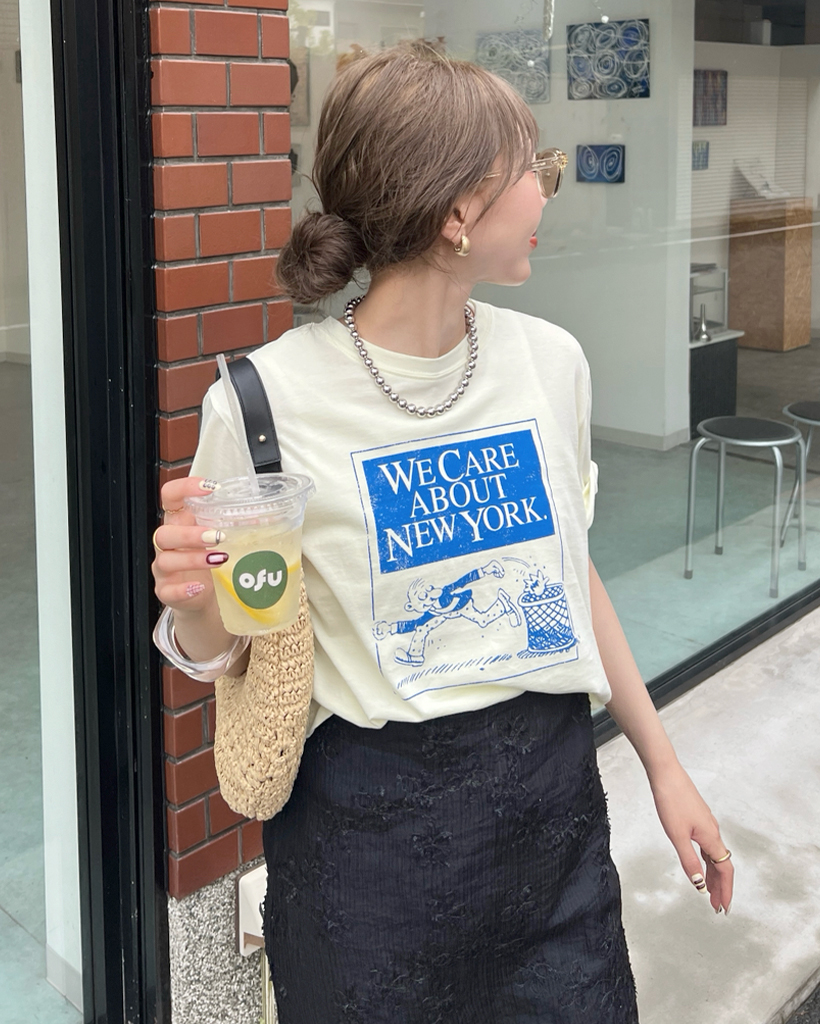 早い者勝ち♡épine ロゴ刺繍入りTシャツ半袖セットnuguBibiy.好きに 刺繍ロゴ半袖Tシャツ◇