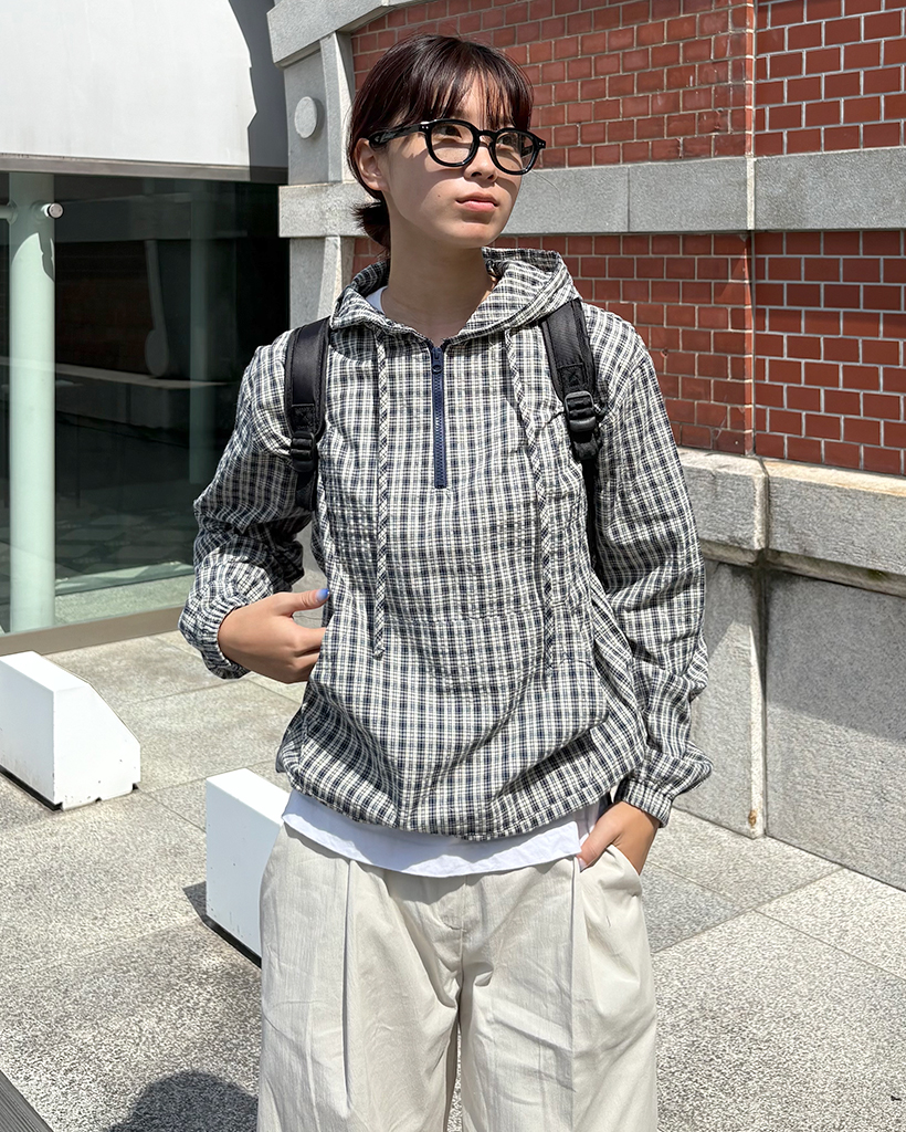 チェックパターンアノラック | ファッション通販サイト NUGU