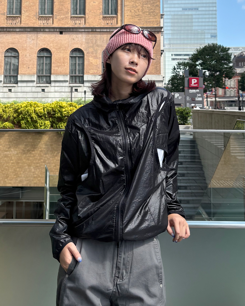 光沢2WAYウィンドブレーカー | ファッション通販サイト NUGU