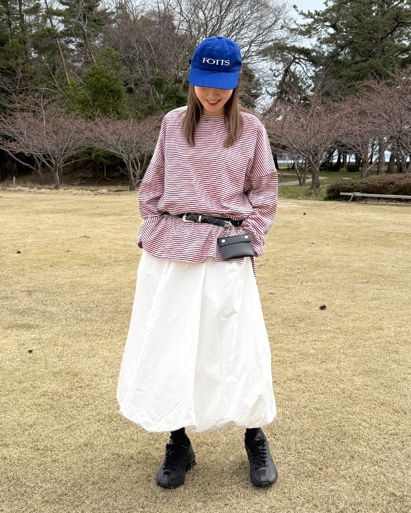 バルーンフィットロングスカート | ファッション通販サイト NUGU