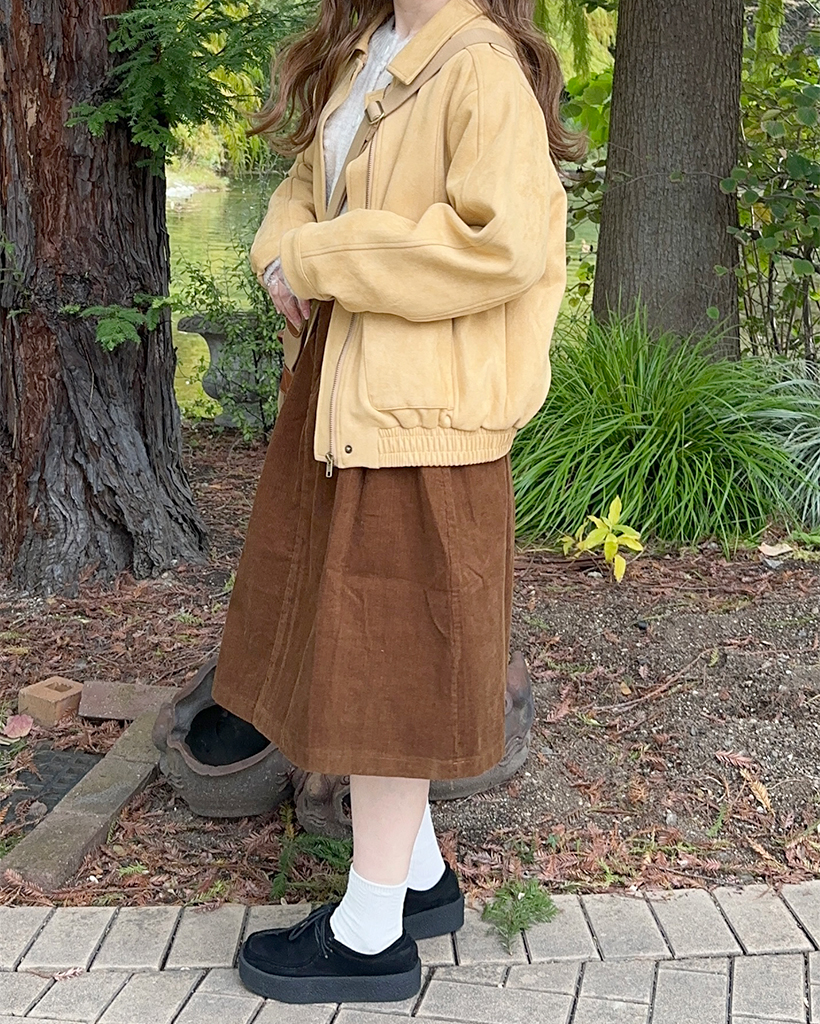 PUTUMAYO コーデュロイ　ジャケット&スカート st-083kj-02.jpg