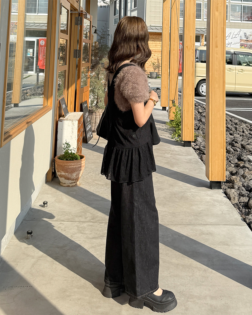 フラワーレイヤードロングビスチェ | ファッション通販サイト NUGU