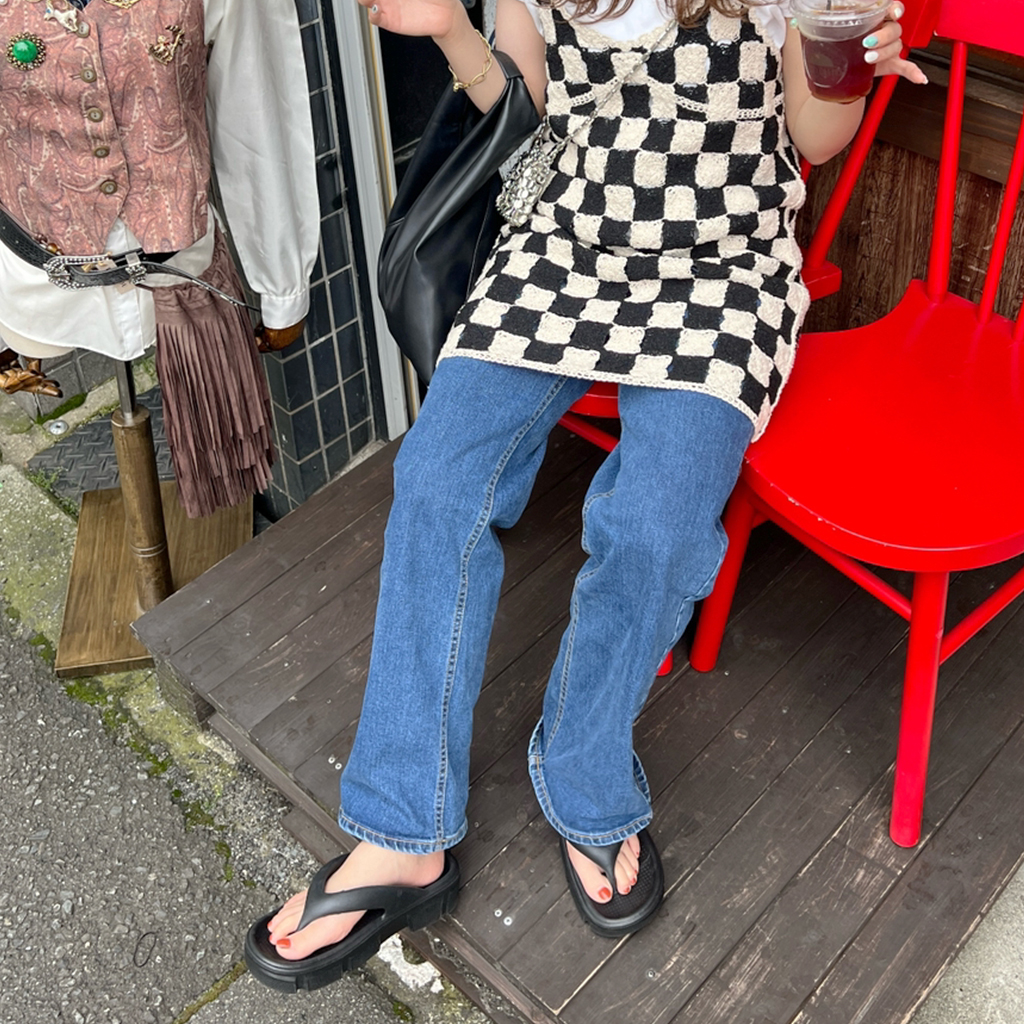 【ELLE掲載】 AMOMENT プラットフォーム フリップフロップ プラットフォームフリップフロップ | ファッション通販サイト NUGU