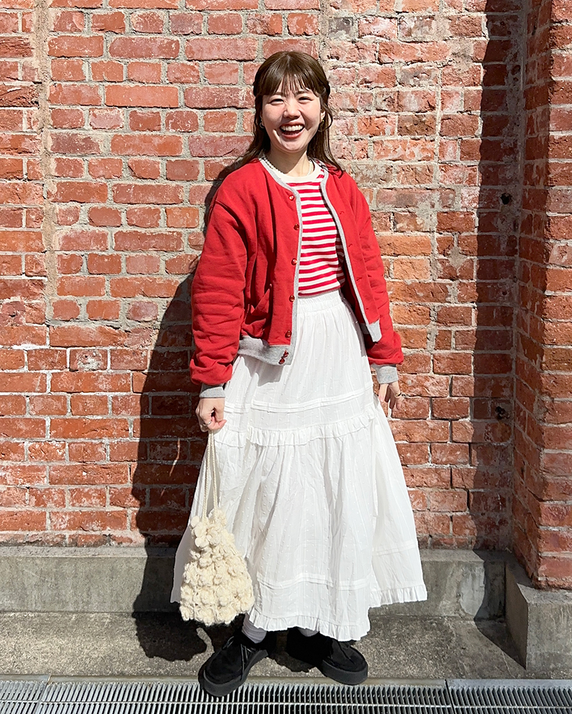 ぴなちゃんCPG GOLF ♪スリットスカート ブラック 40／1×30／－×38．5／－ID新月柄JQ スカート