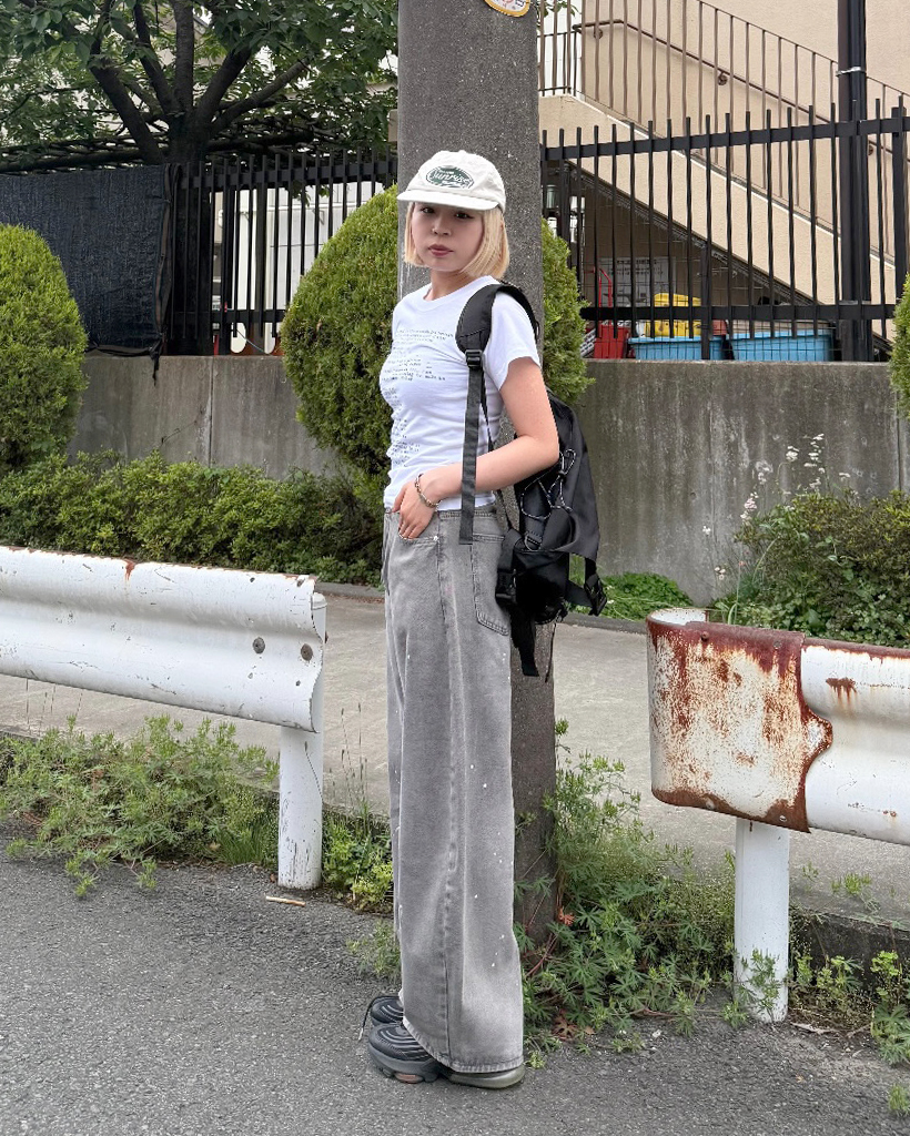 ペンキワイドウォッシュデニムパンツ | ファッション通販サイト NUGU