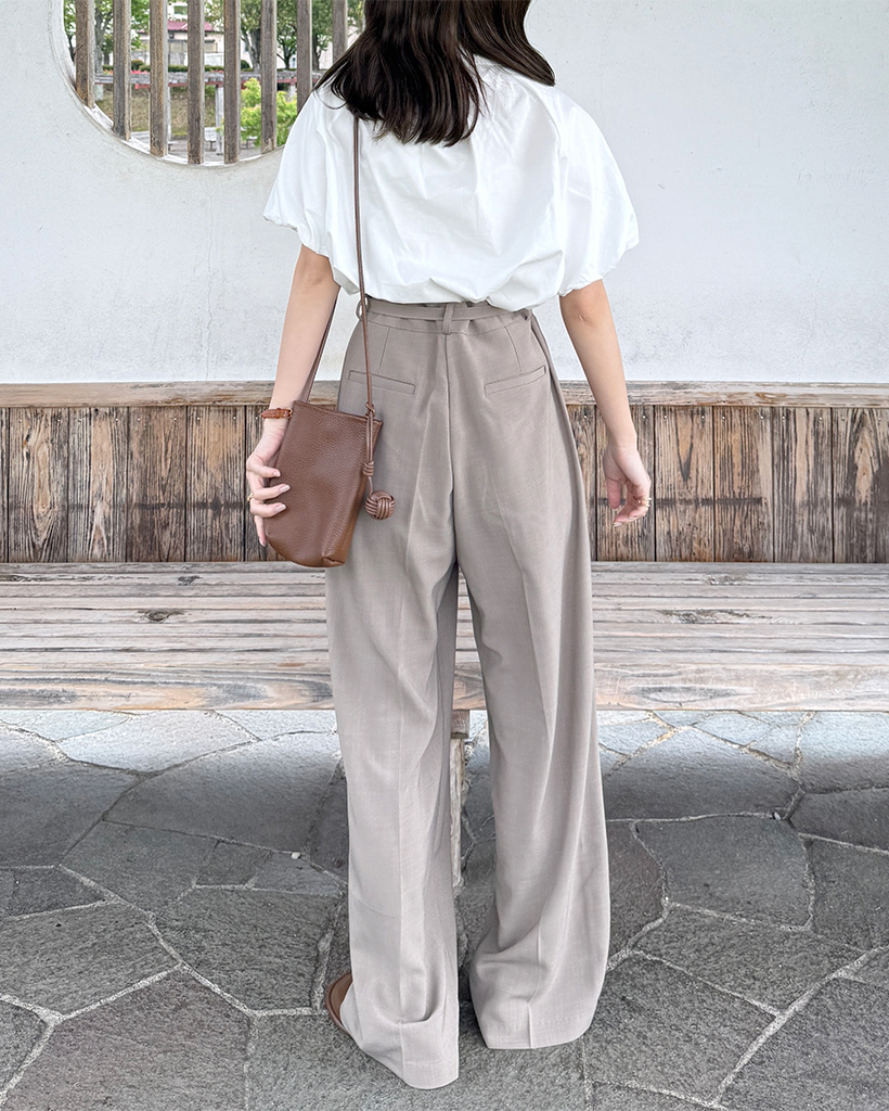 BEATING HEART 黒 ワイドパンツ ベルト付き 楽天市場】beating heart パンツの通販