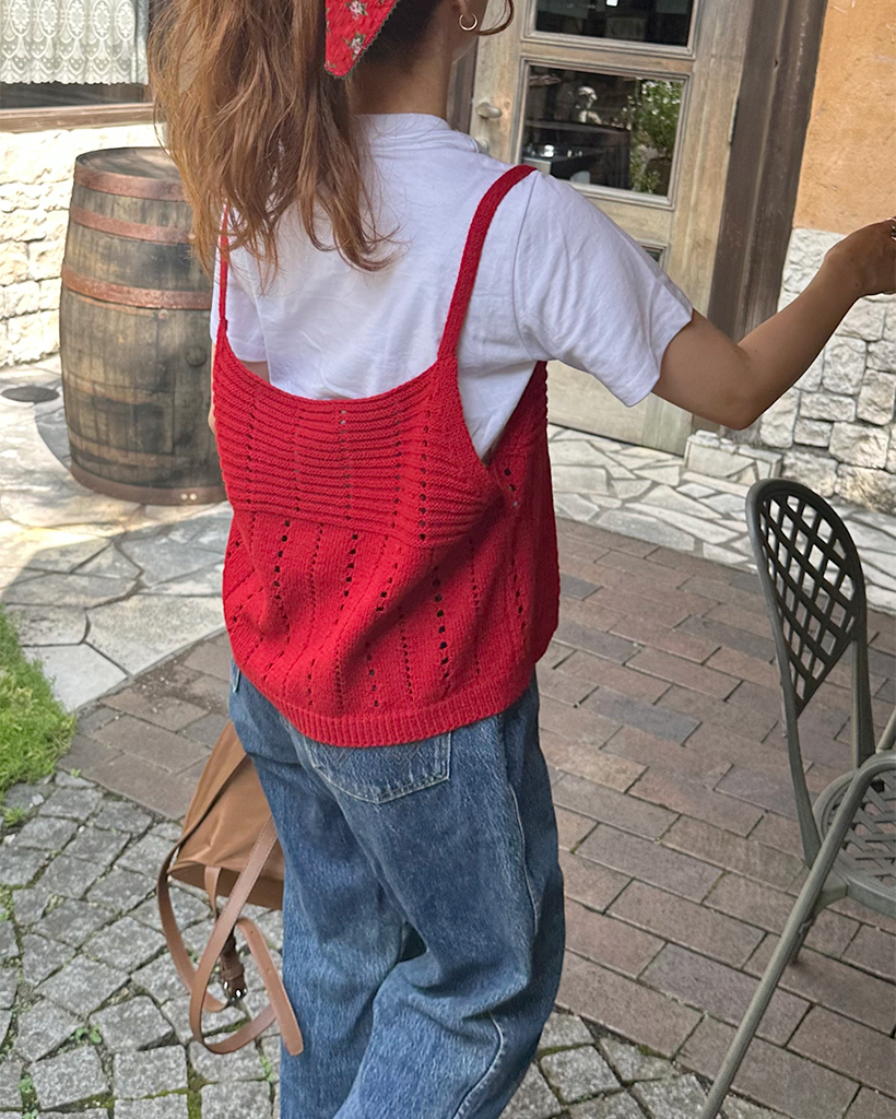 babaco ニットビスチェ babaco ニットビスチェ babaco - babaco ニットビスチェの通販