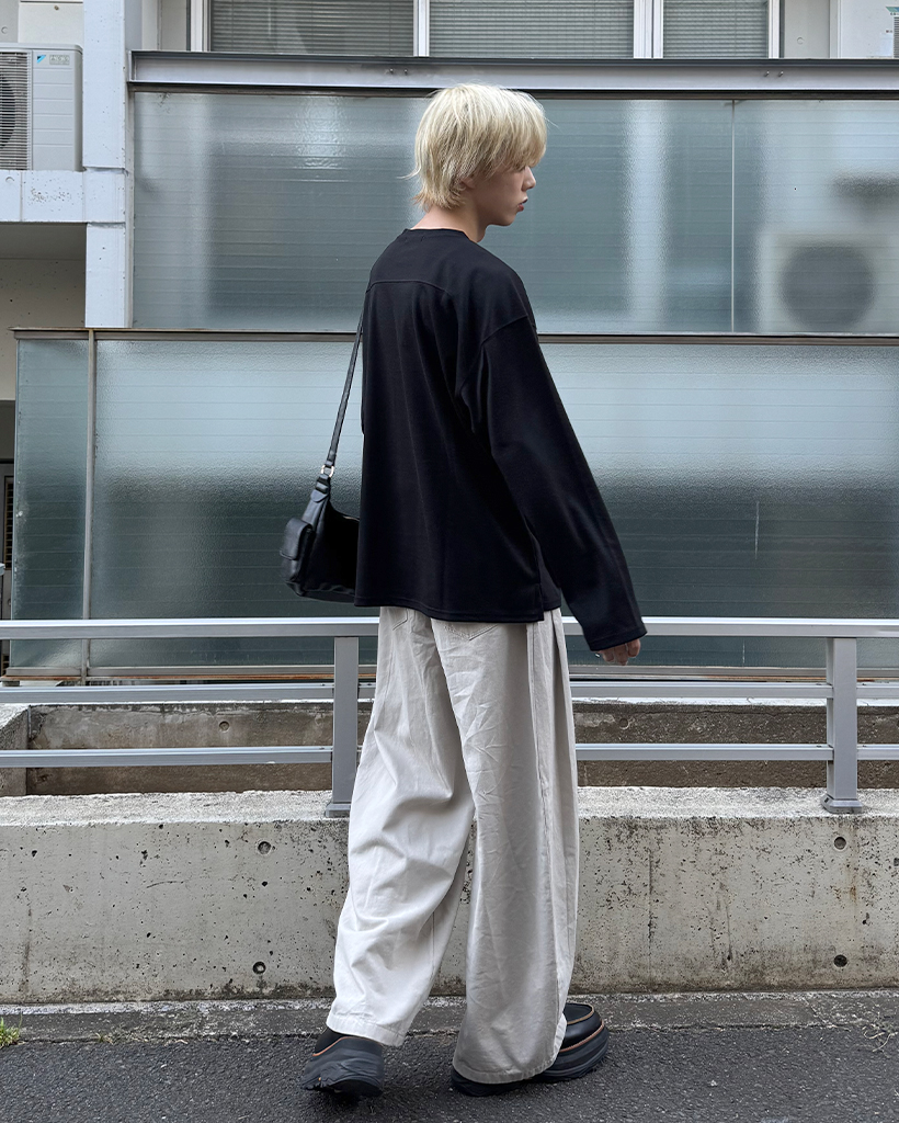 ユニセックス)バルーンフィットワイドパンツ | ファッション通販