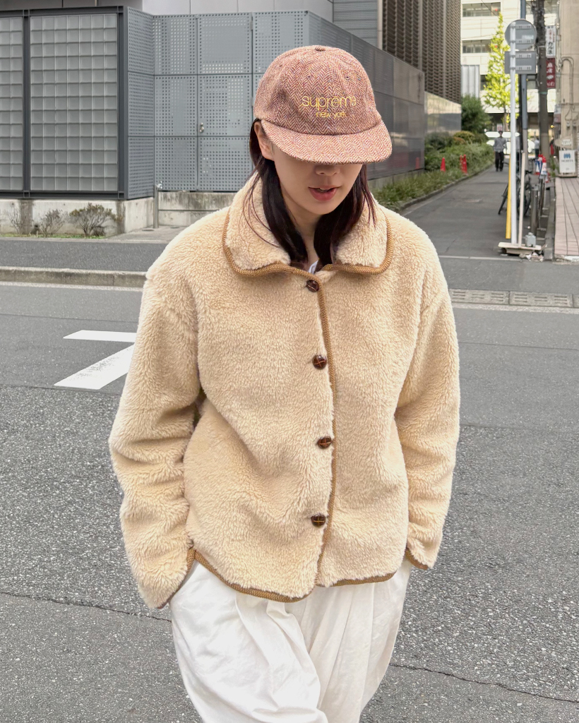 カラーポイントボアジャケット | ファッション通販サイト NUGU