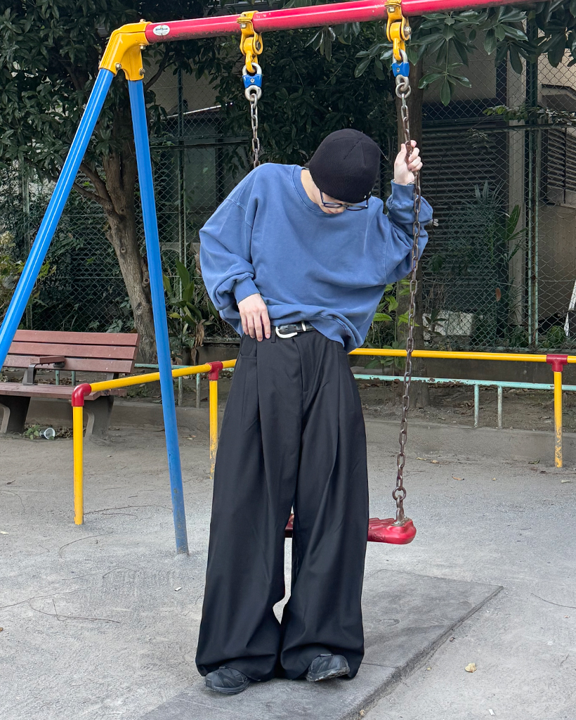 ユニセックス)ピグメントベーシックスウェットシャツ