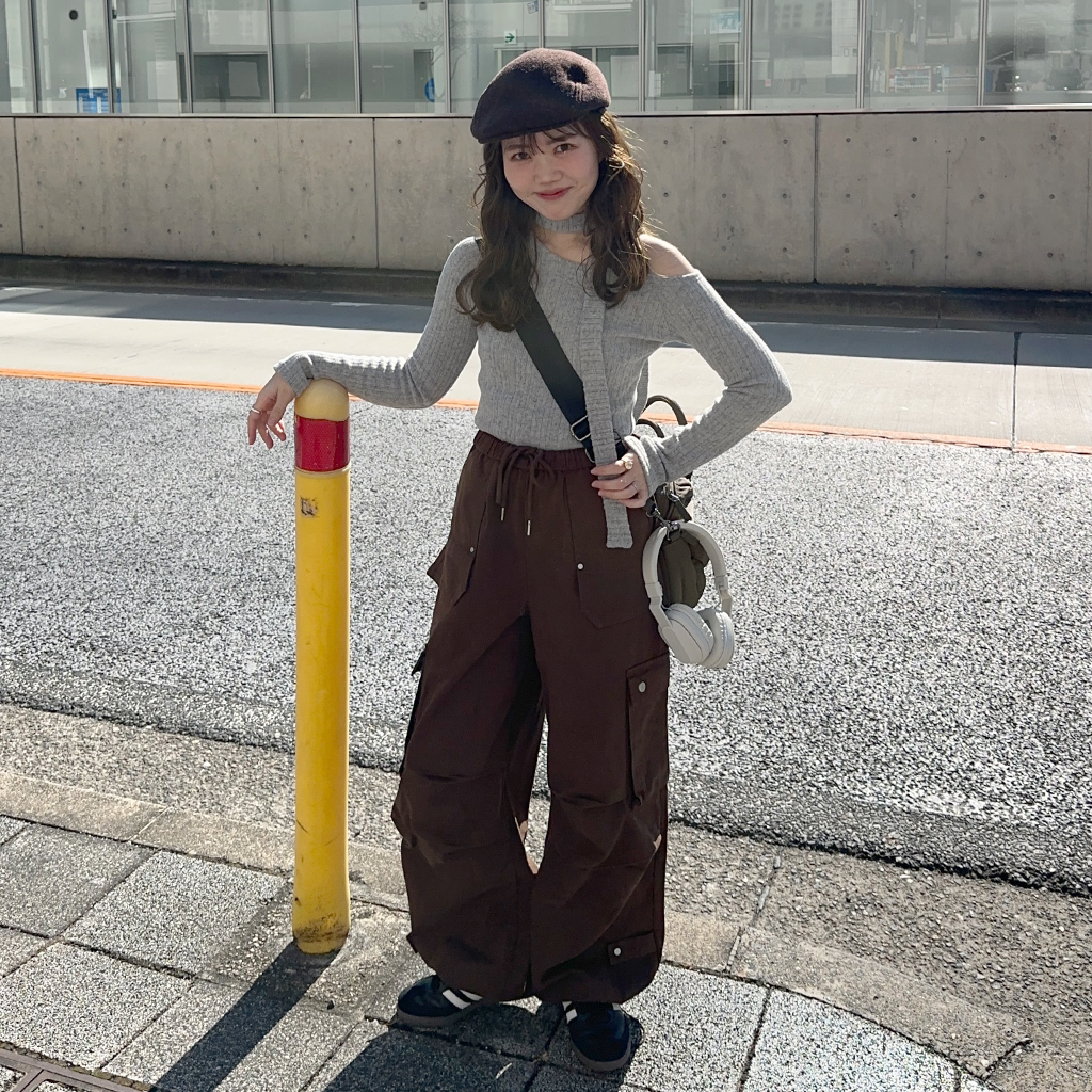 G6502*極美品☆新品タグ付き☆クリーコンフォルト☆パンツ☆ベージュ☆M ユニセックス)ポケットカーゴパンツ | ファッション通販サイト NUGU