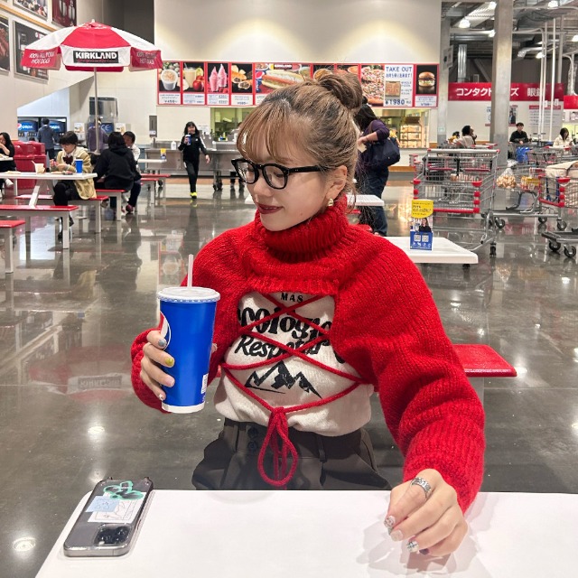 2wayストリングニット