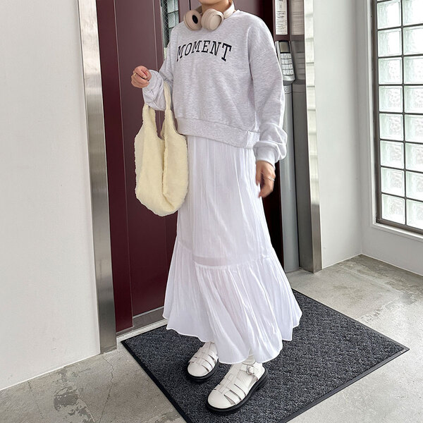 aLORS paris アロー　スウェット　グレー　刺繍 aLORS paris アロー スウェット グレー 刺繍 aLORS paris アロー