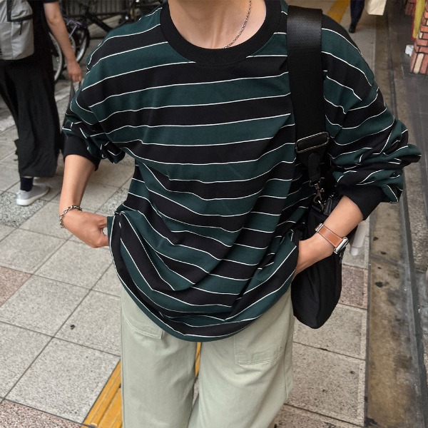 jonnlynx piano duo ボーダーカットソー クラシックボーダーTシャツ | ファッション通販サイト NUGU