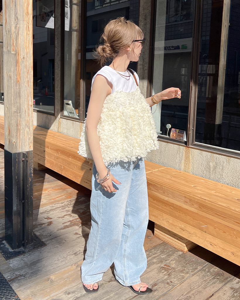 即購可 Nodress リボンキャミソール itimi palomawool nodress キャミソール itimi palomawool ローズポイント