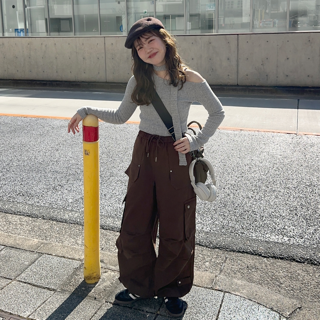 ユニセックスピグメントカーゴパンツ nugu hoop ユニセックスピグメントカーゴパンツ nugu hoop - メルカリ