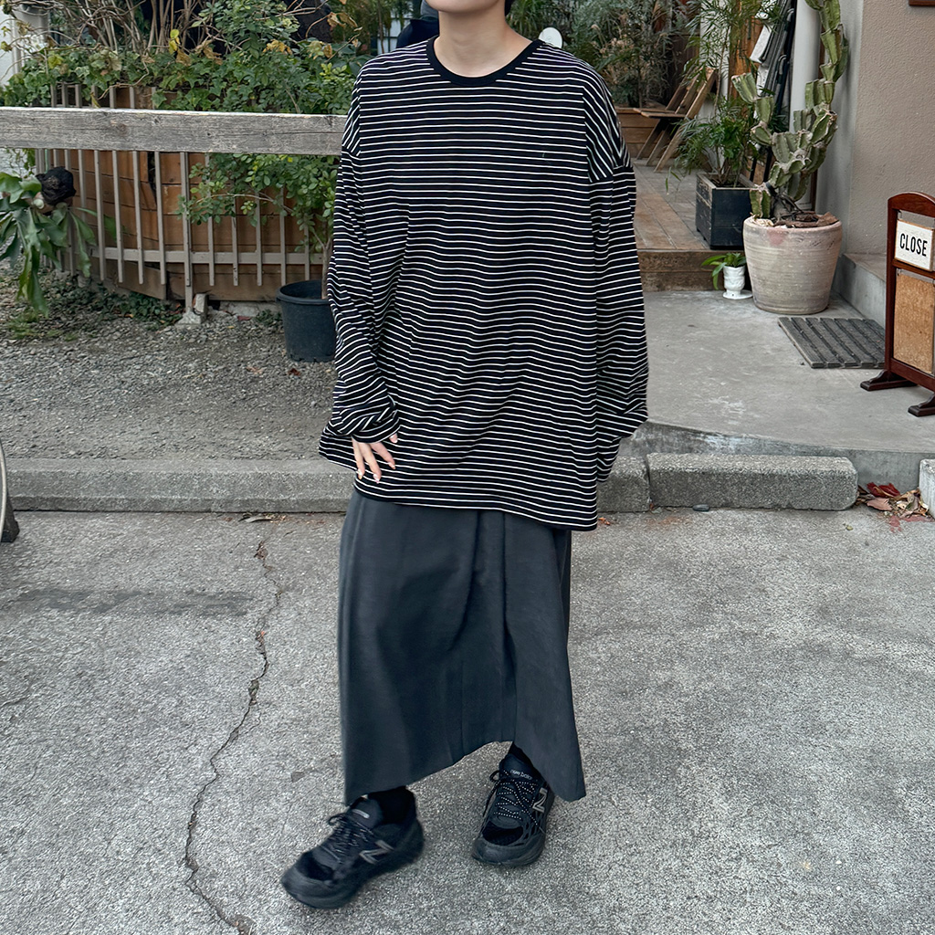 6420 ブリーフィング　ロングパンツ　ブラック プリーツロングスカート | ファッション通販サイト NUGU