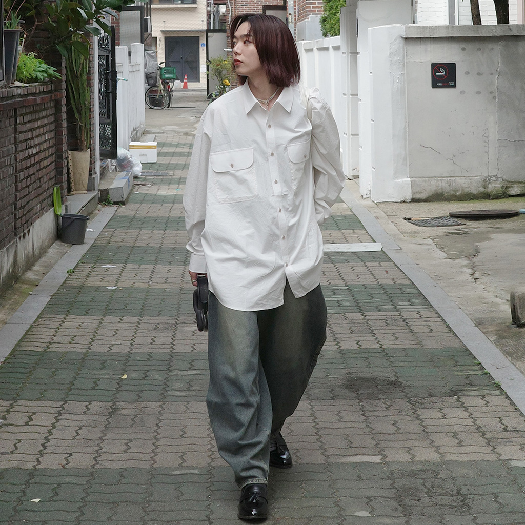 ポケットステッチシャツ | ファッション通販サイト NUGU