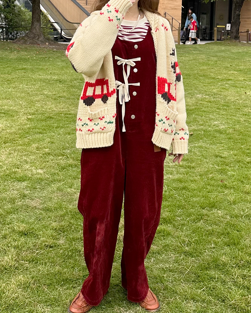 カジュアルカウチンニットジップアップ | ファッション通販サイト NUGU