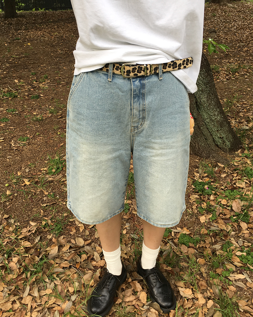 ELDORESO レオパード柄ランパン ELDORESO - ELDORESO ランニングパンツ ヒョウ柄 ユニセックスXS