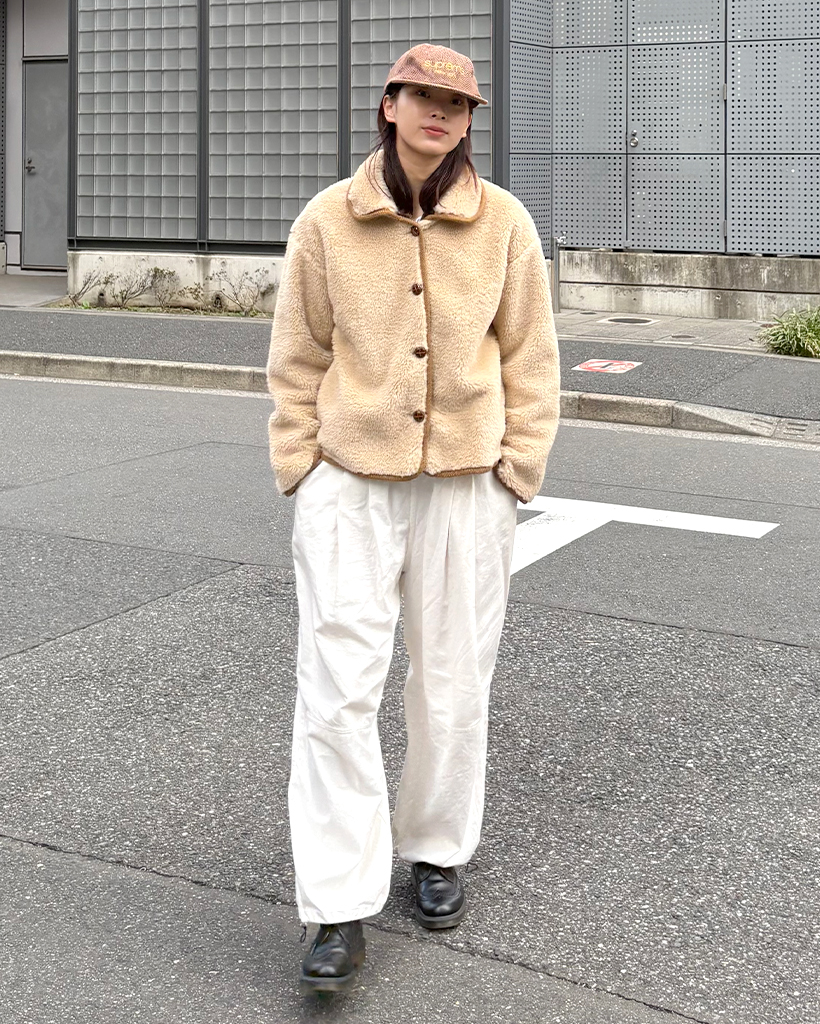 カラーポイントボアジャケット | ファッション通販サイト NUGU