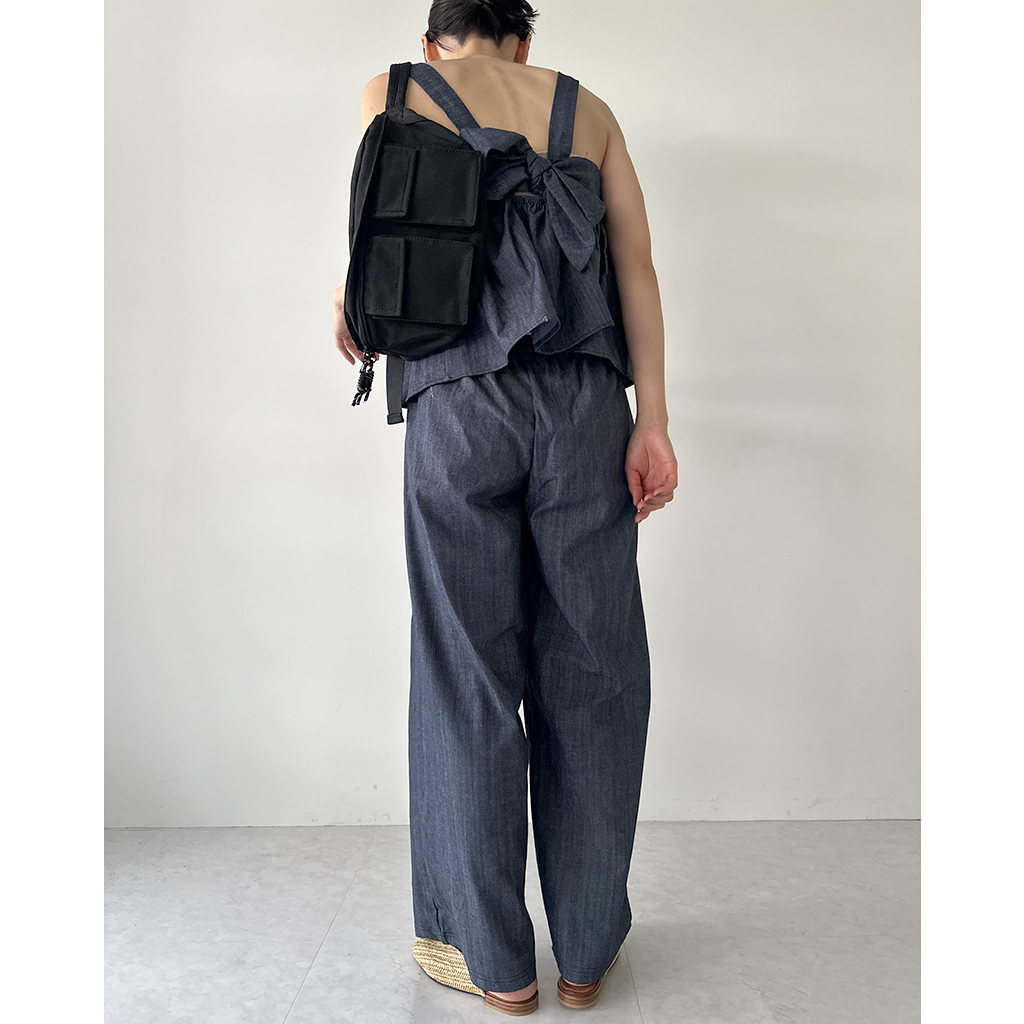 バックリボンデニムビスチェ | ファッション通販サイト NUGU