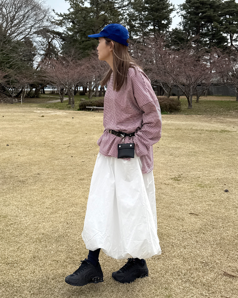 バルーンフィットロングスカート | ファッション通販サイト NUGU