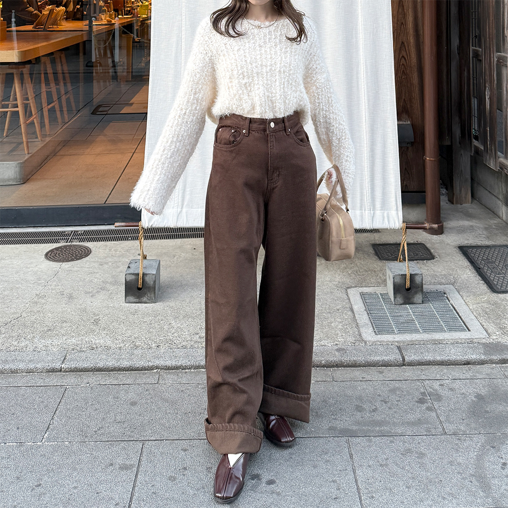 ブークレディテールVネックニット | ファッション通販サイト NUGU