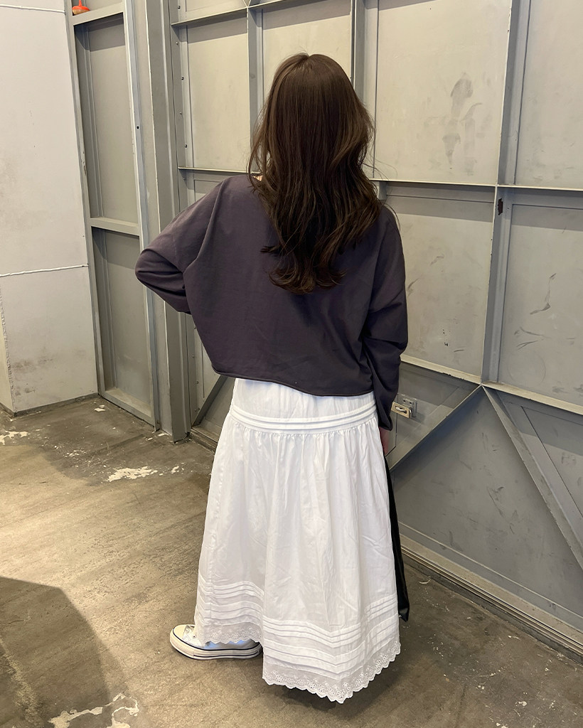 新品未使用 シサム工房 ピンタックスカート - メルカリ