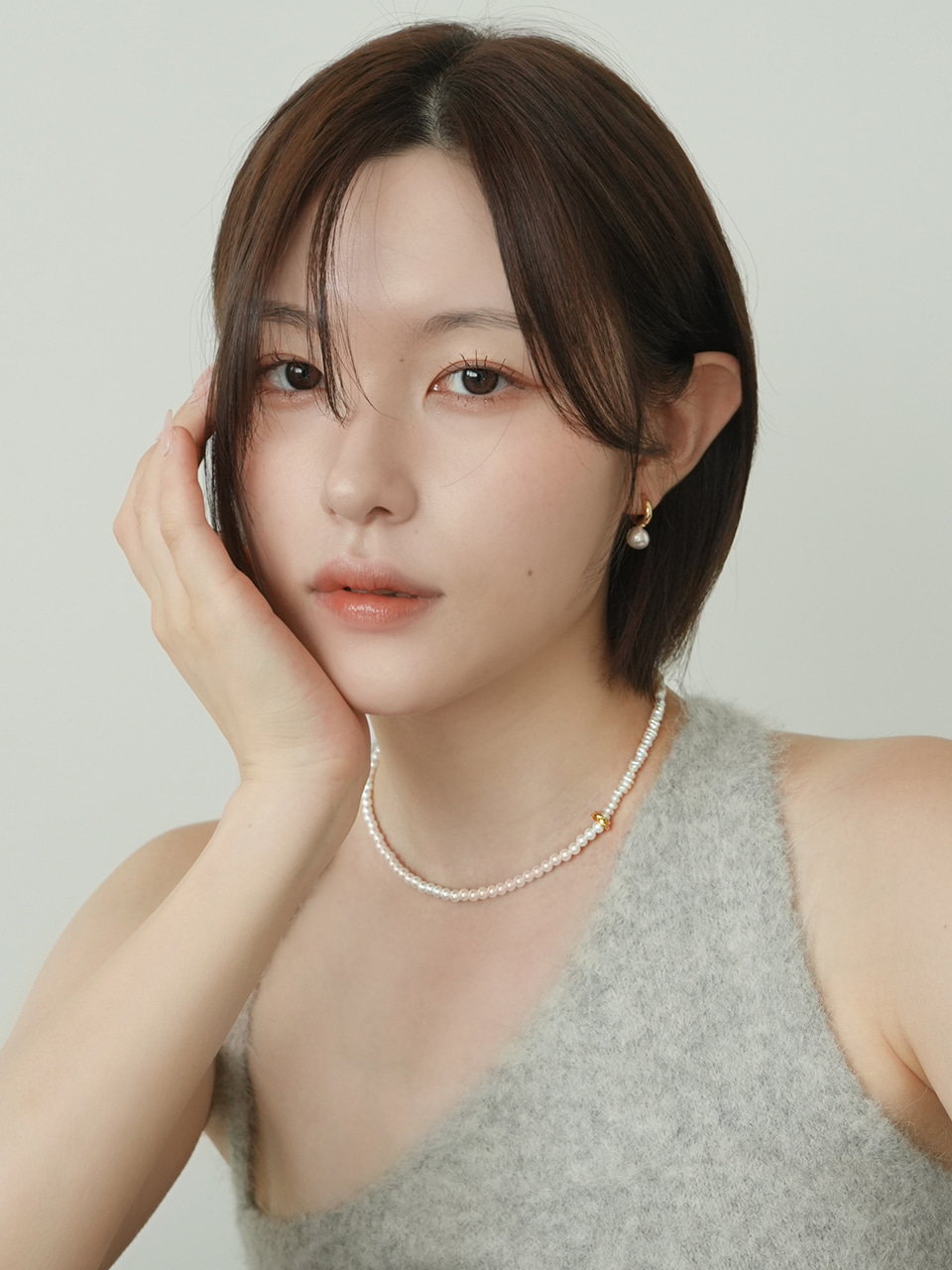 ■VINTAGE HOLLYWOOD■ Double Ring Pearl Necklace VH2479NE007 Double Ring Pearl Necklace_VH2479NE007M | ファッション通販