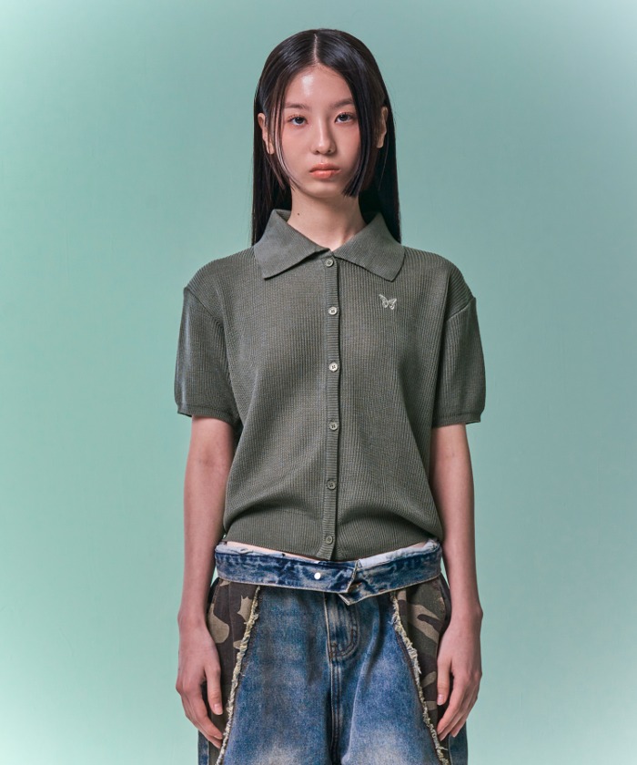 [NF] MILD HACHI KNIT CARDIGAN_(KHAKI)_F24QB302