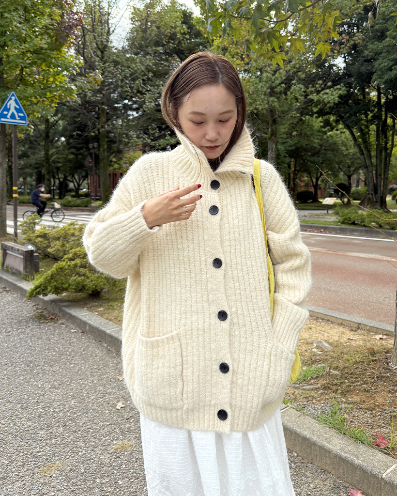 LEONARD FASHION リブ編みカーディガン a7_94JqQAi.jpg