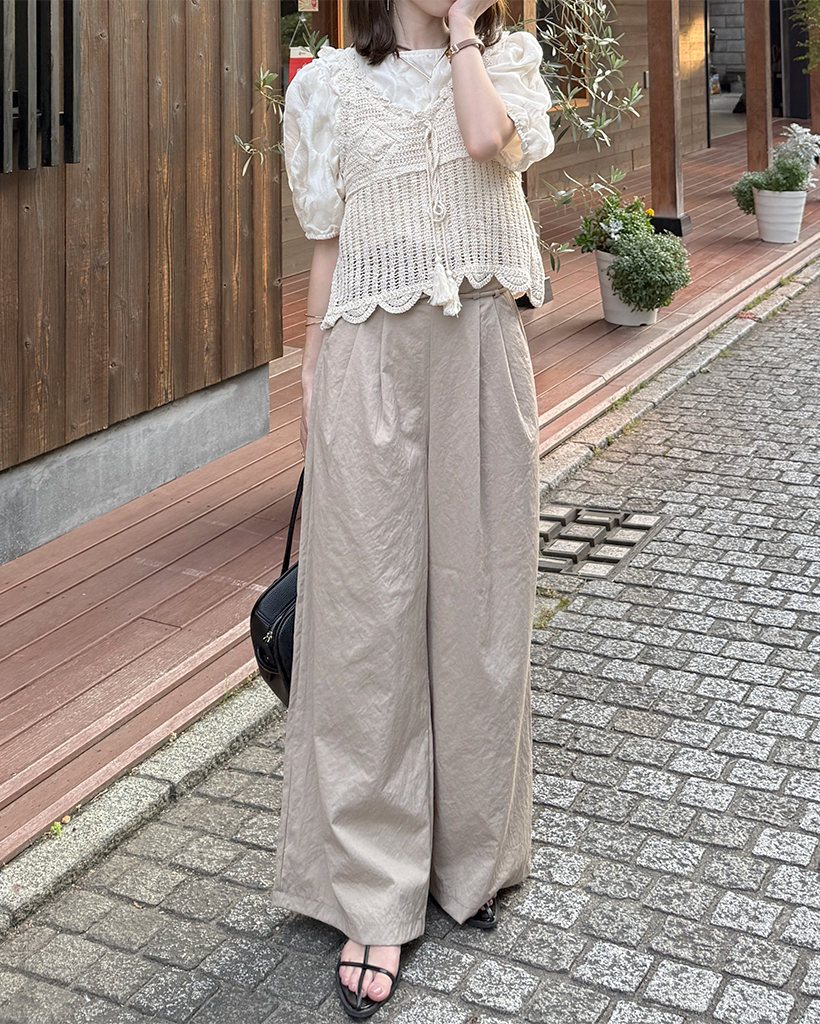 ヴィンテージクロシェベスト | ファッション通販サイト NUGU