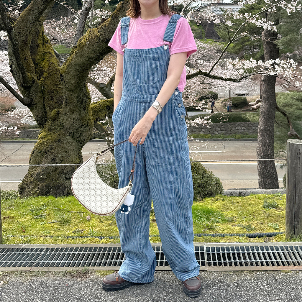 ストライプオーバーオール | ファッション通販サイト NUGU