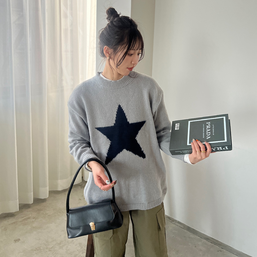 96120円 QUEENE&BELLE Star 星 カシミヤ セーター 96120円 QUEENE&BELLE Star 星 カシミヤ セーター（セール