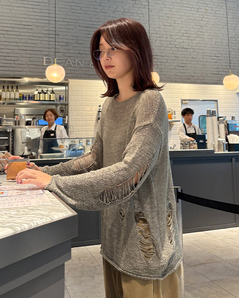 MARK&LONA ニット Swingin'NubbyCrewSweater MARK&LONA ニット Swingin