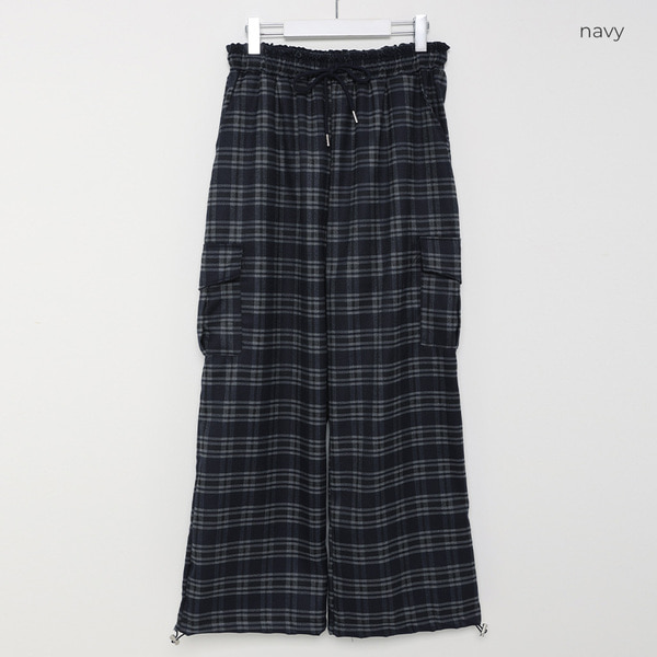 ユニセックスチェックカーゴパンツ | ファッション通販サイト NUGU