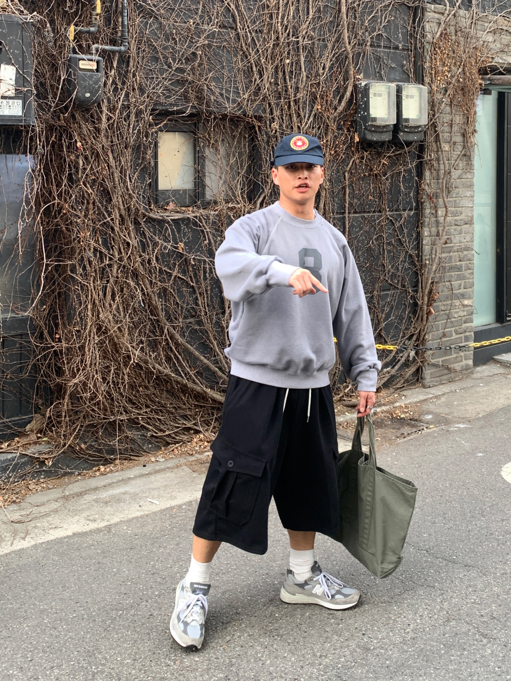 ボタンカーゴスウェットハーフパンツ | ファッション通販サイト NUGU