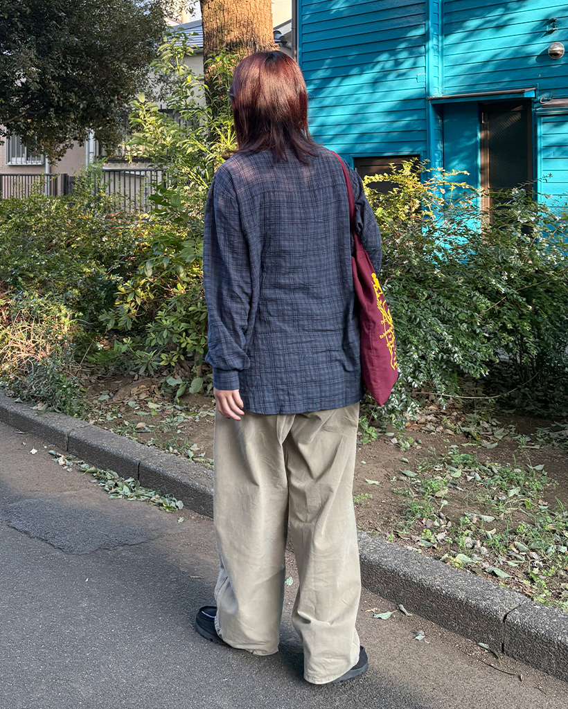Sea Room lynn ルーズフィットチェックシャツ Sea Room lynn ルーズフィットチェックシャツ