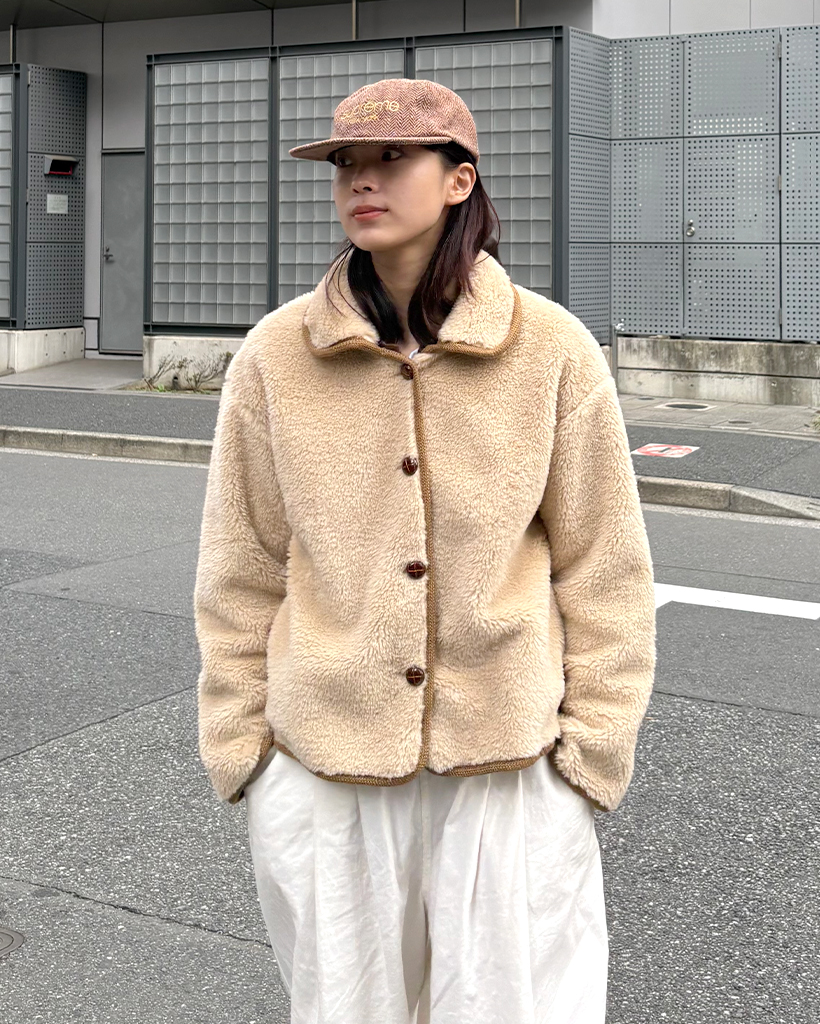 カラーポイントボアジャケット | ファッション通販サイト NUGU