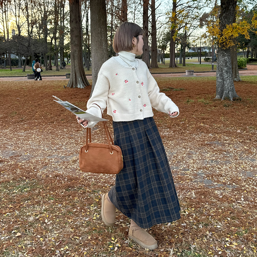 ウールチェックスカート | ファッション通販サイト NUGU